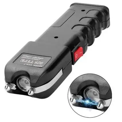 [PID000081] 2 in 1 Heavy Duty Rechargeable with LED Stun Gun / Teaser with LED Flashlight